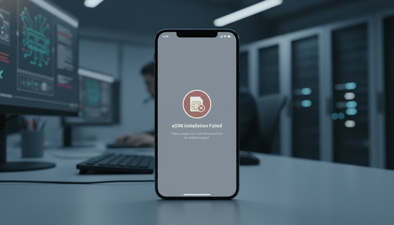 Erreur d’installation de l’eSIM en 2026 : causes et solutions