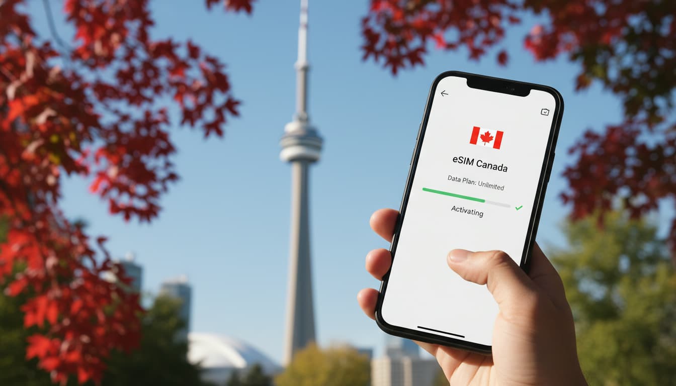Comment acheter et utiliser une eSIM pour un voyage au Canada en 2026