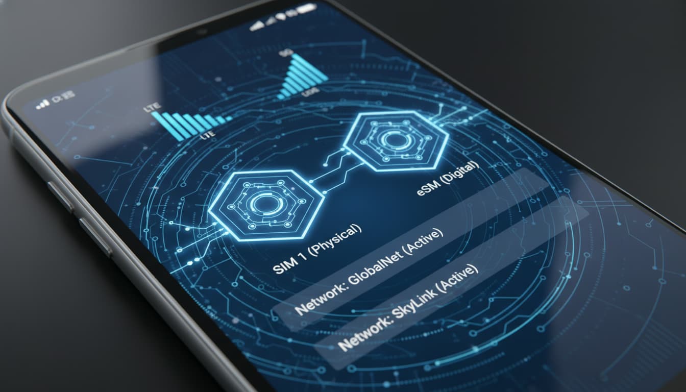 Comment fonctionne l’eSIM en dual SIM sur smartphone en 2026