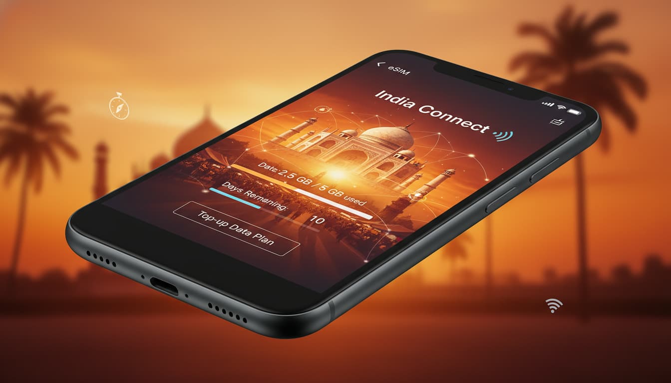 Acheter une eSIM pour voyage en Inde et données mobiles 2026