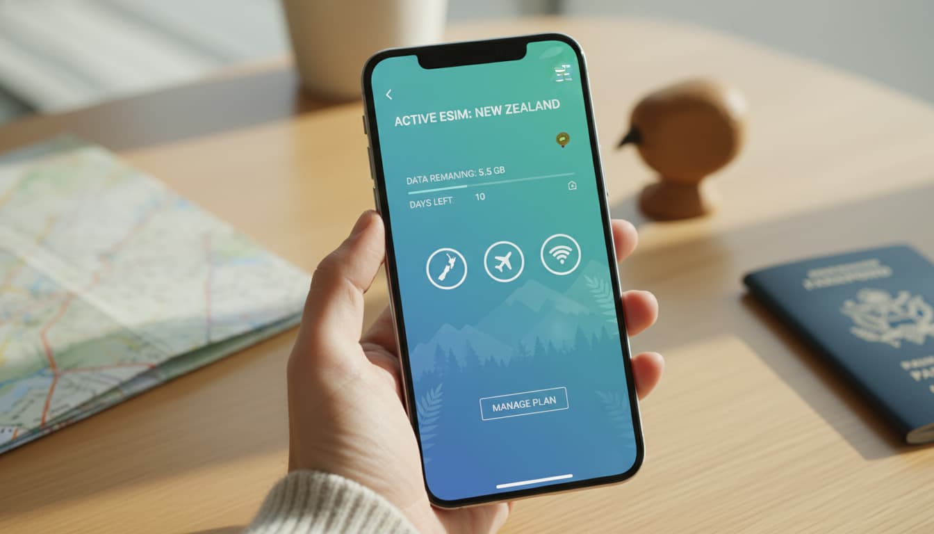 Comment acheter et utiliser une eSIM en Nouvelle-Zélande en 2026