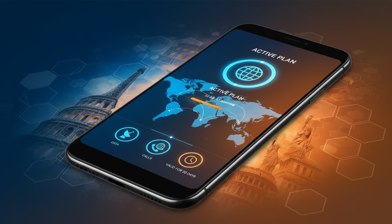 Trouver une eSIM prépayée international pour 2026 facilement