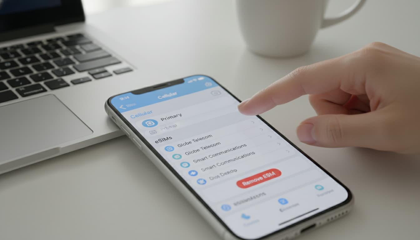 Comment supprimer une eSIM pour iPhone en 2026 facilement